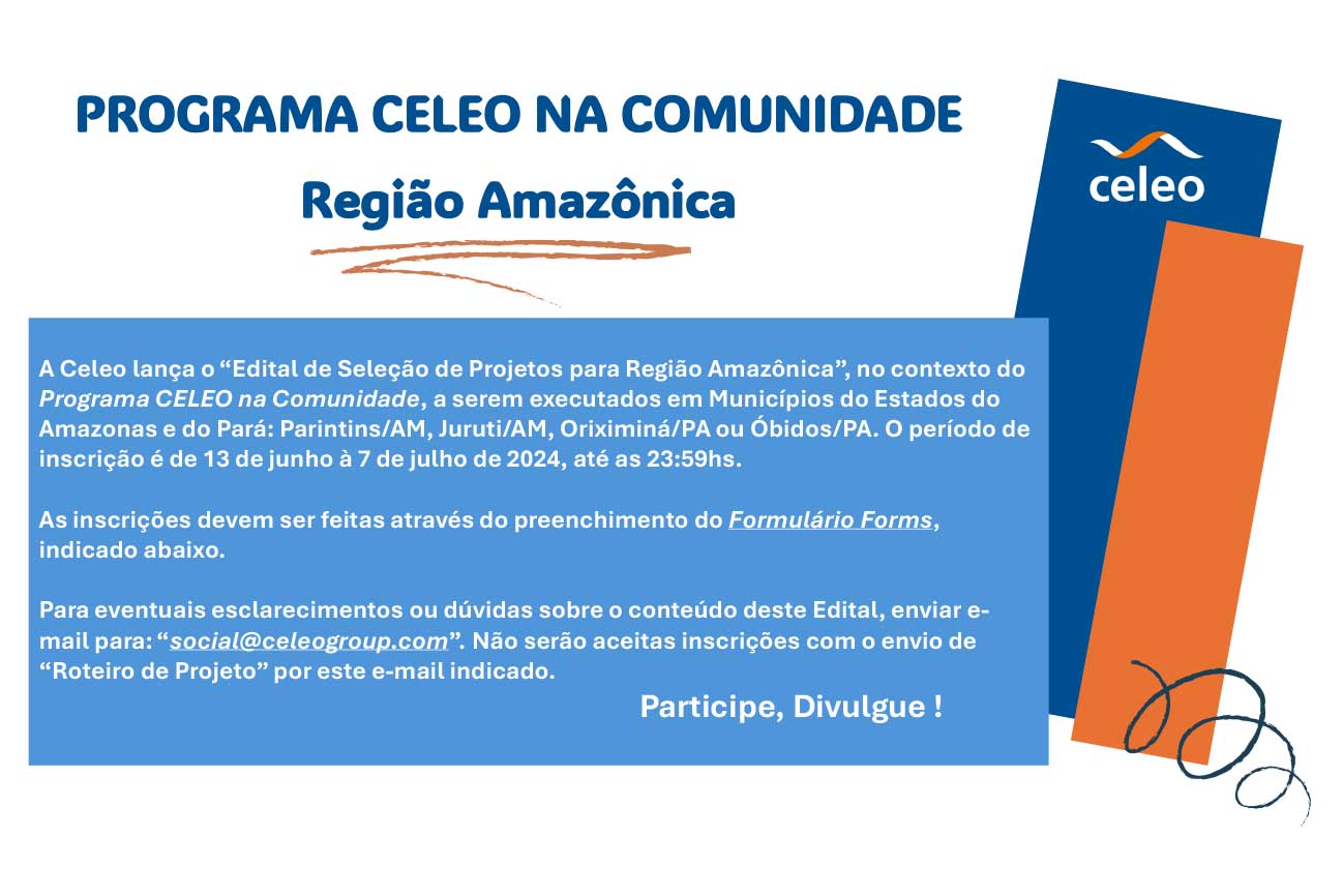 PROGRAMA CELEO NA COMUNIDADE